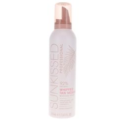 Sunkissed Professional Whipped Tan Mousse 225ml - Medium Dark - Hyaluronic Acid - Avocado Oil - Vitamin C - 24HR Hydration - 92% Natural Formula - Vegan