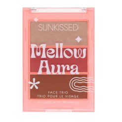 Sunkissed Mellow Aura Face Trio - 3.7g Highlighter, 3.7g Blusher, 3.7g Bronzer