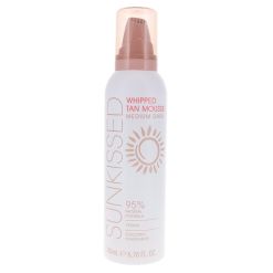 Sunkissed Whipped Tan Mousse 200ml - Medium to Dark  - 92% Natural Formula - Vegan - Coconut Fragrance