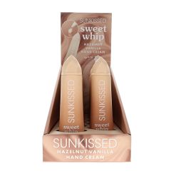 Sunkissed Sweet Whip Hazelnut Vanilla Hand Cream 60ml With PDQ