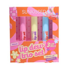 Sunkissed Lip Dew Trio Lip Oil Gift Set