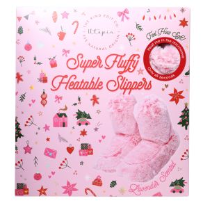 The Kind Edit Co. Utopia Super Fluffy Heatable Slippers Lavender Scented