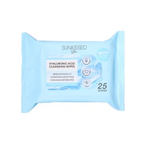 Sunkissed Skin Hyaluronic Acid Cleansing Wipes 25 Pack