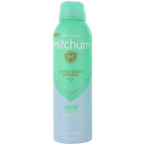 Mitchum Women Triple Odor Defense 48H Antiperspirant Unscented 200ml