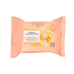 Sunkissed Skin Vitamin C Cleansing Wipes 25 Pack