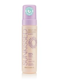 Sunkissed Self Tanning Mousse Dark 200ml