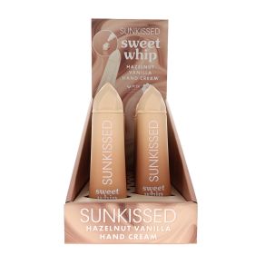 Sunkissed Sweet Whip Hazelnut Vanilla Hand Cream 60ml With PDQ