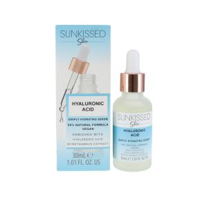 Sunkissed Skin Hyaluronic Acid Serum 30ml with Hyaluronic Acid and Myrothamus Extract - 95% Natural Formula / Vegan