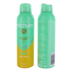 Mitchum Women Triple Odor Defense 48H Antiperspirant Pure Fresh 200ml